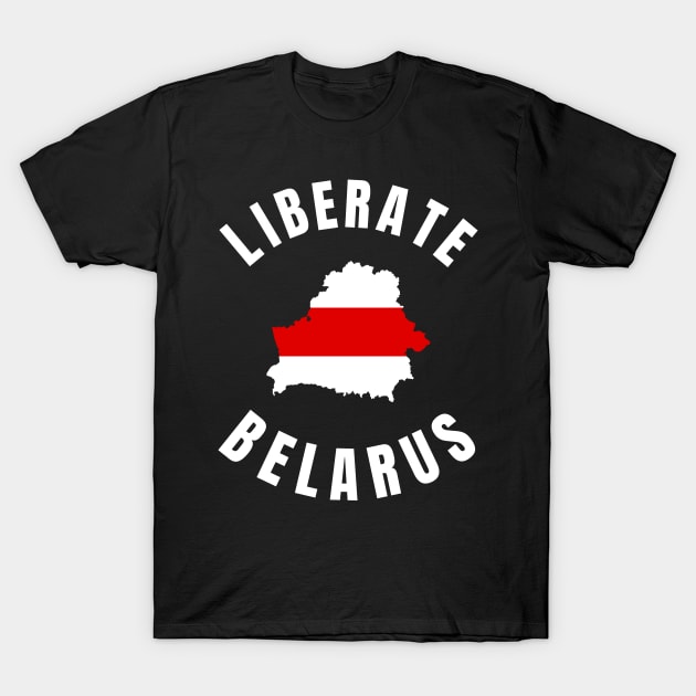 LIBERATE BELARUS PROTEST T-Shirt by ProgressiveMOB